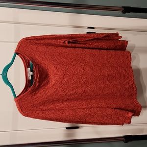 LOFT 3/4 top. Size XL.